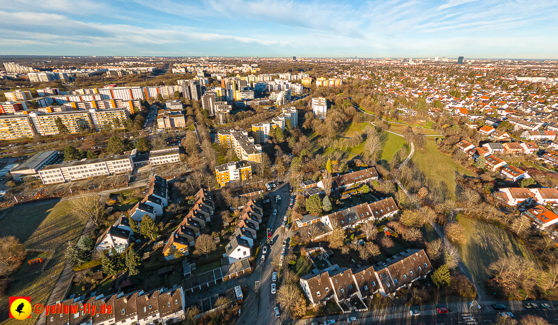 16.01.2023 - Luftbilder vom Marx-Zentrum und Gartenstadt Trudering
